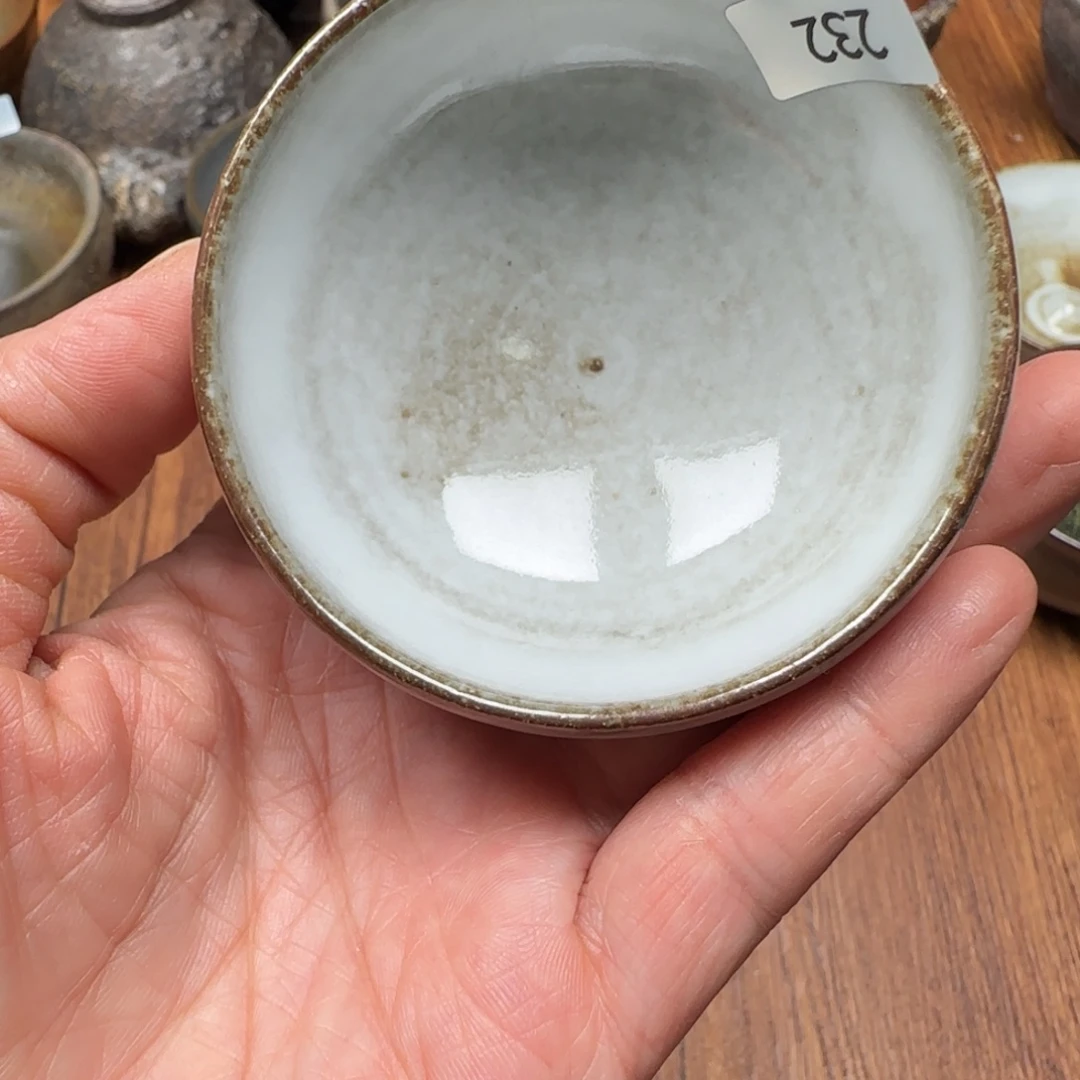 柴烧建盏茶盏茶杯232