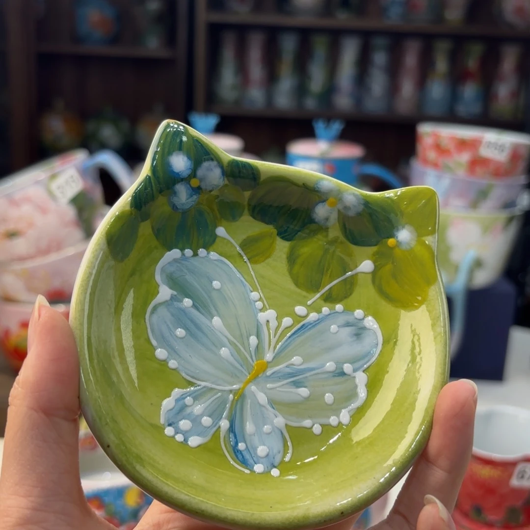 瓷片景德镇手绘高温釉下彩陶瓷茶具