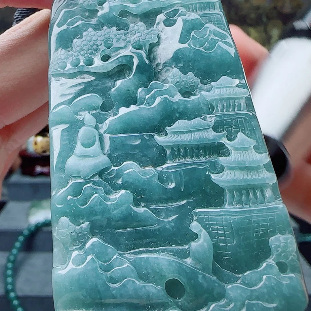 翡翠未镶嵌颈饰888888888