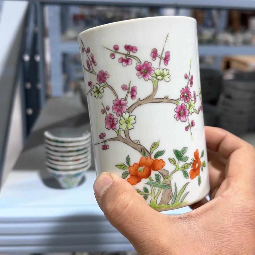 瓷片摆件手绘瓷器全部处理了吧