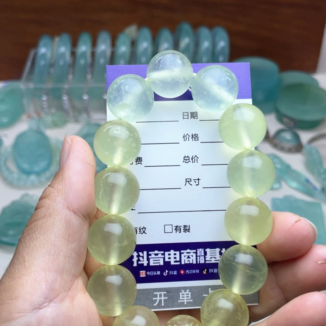 未镶嵌蛇纹石玉手链
