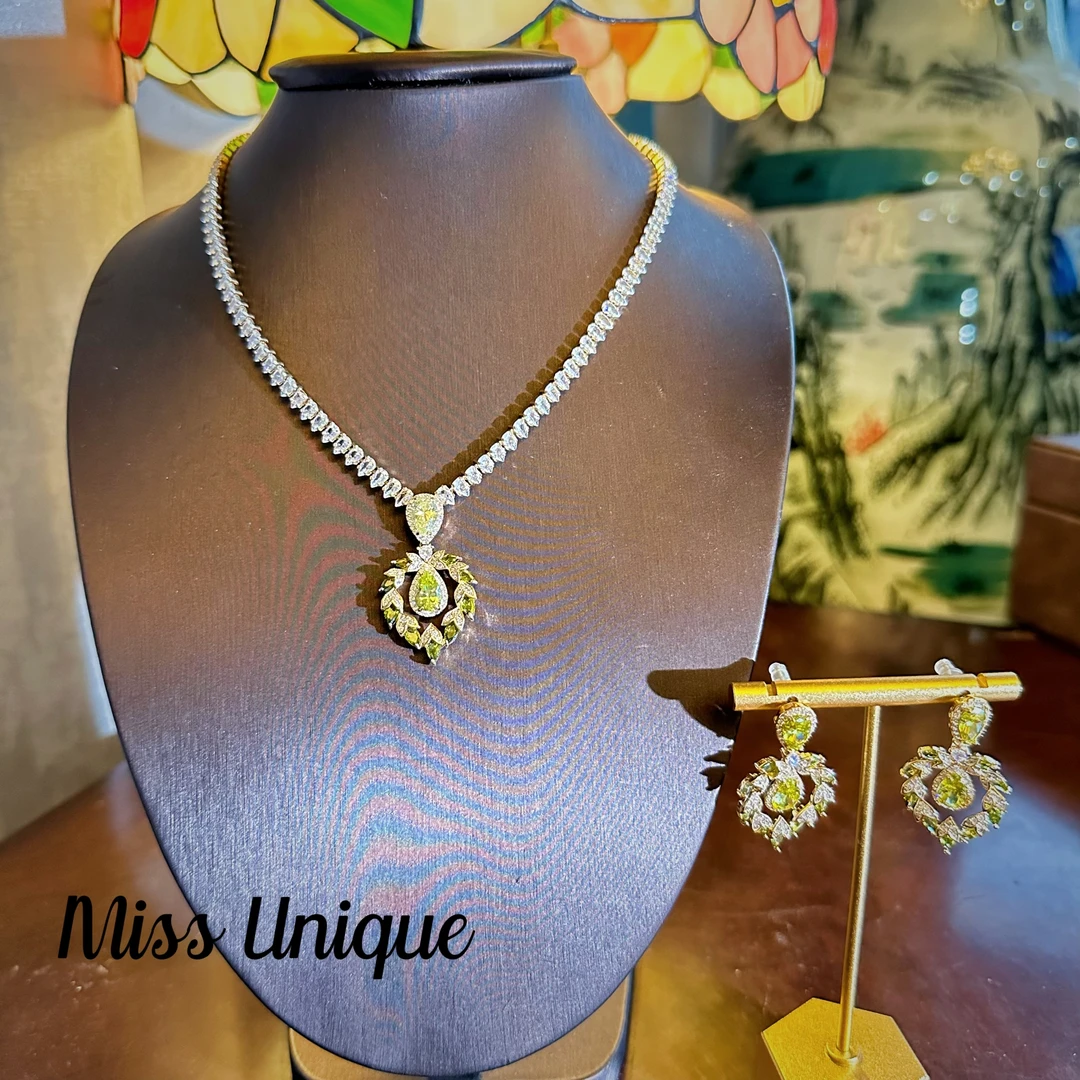 A046小号橄榄绿和平项链套装