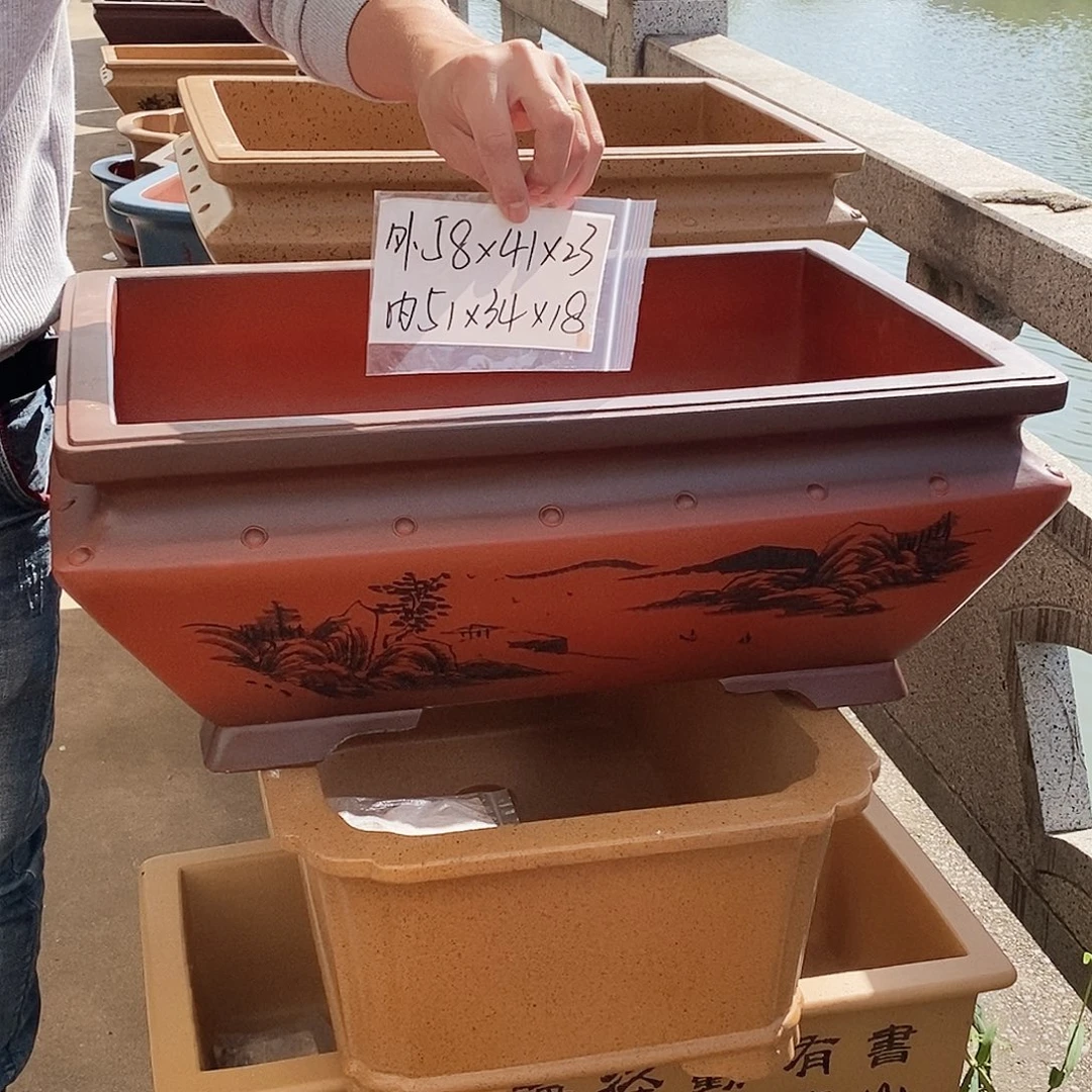 紫砂花盆紫砂花盆