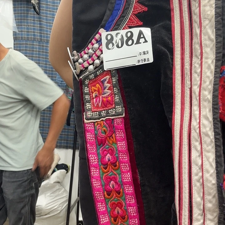 南****乳胶棉手工丝线马甲