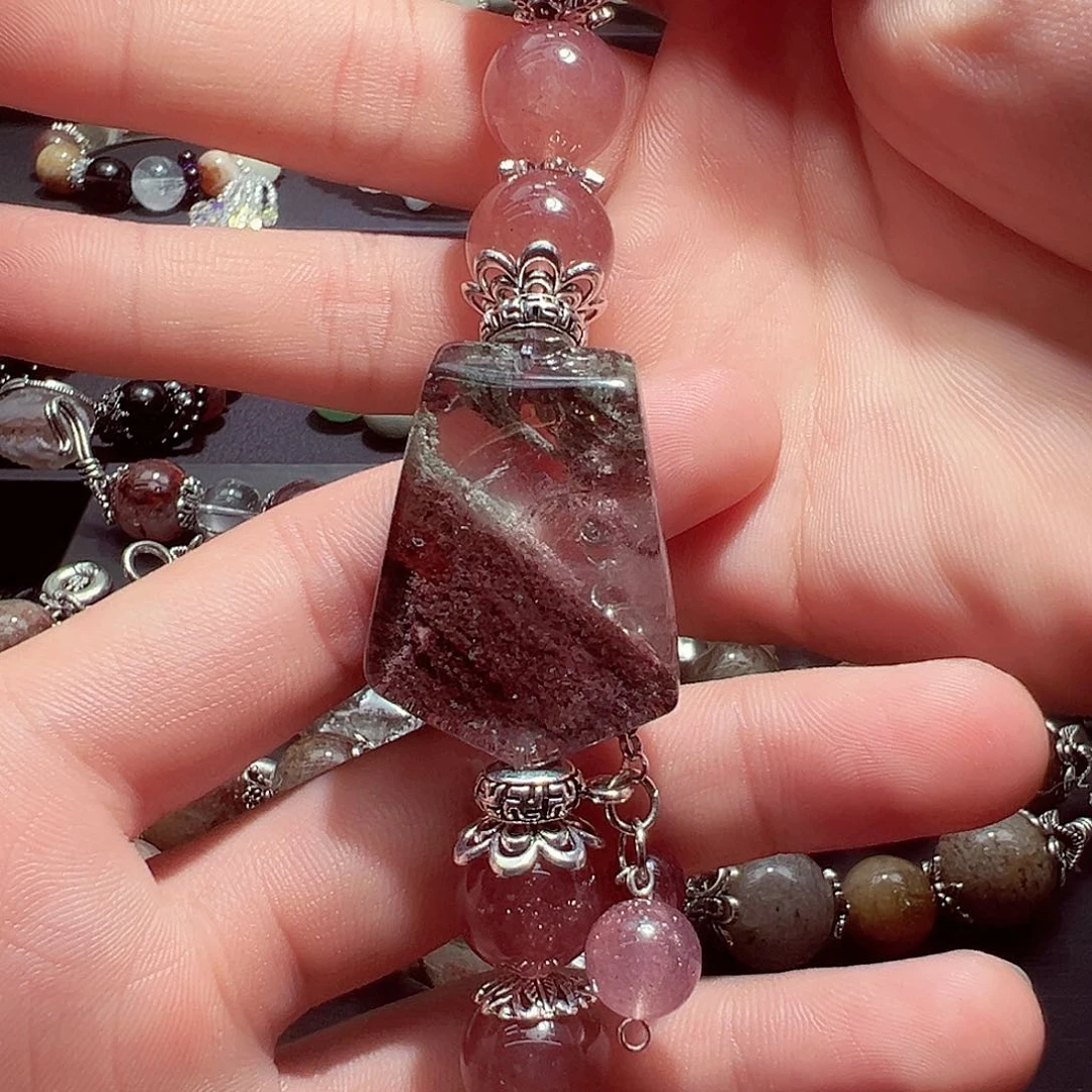 棣***)水晶手链未镶嵌水晶手链