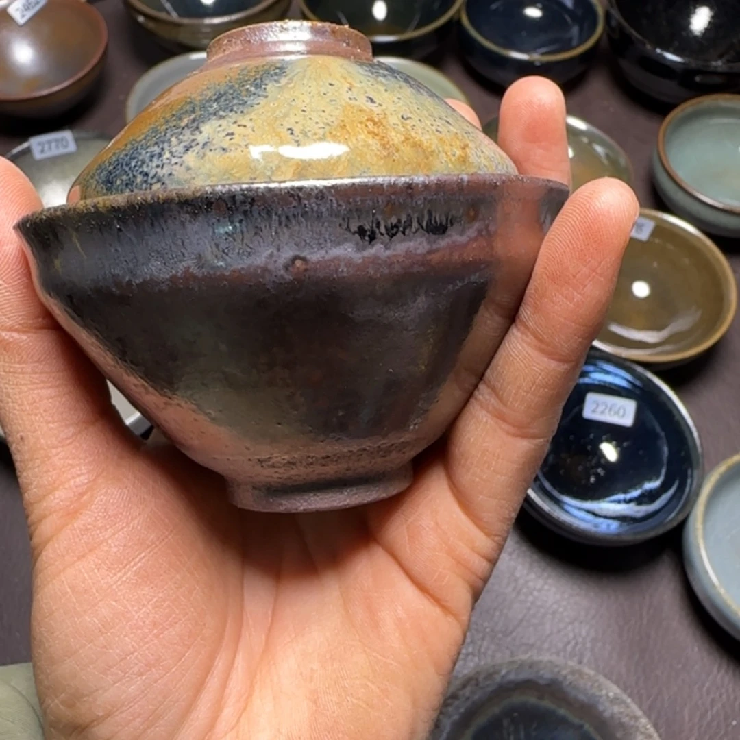 小***食茶盏柴烧建盏闪购链接2只