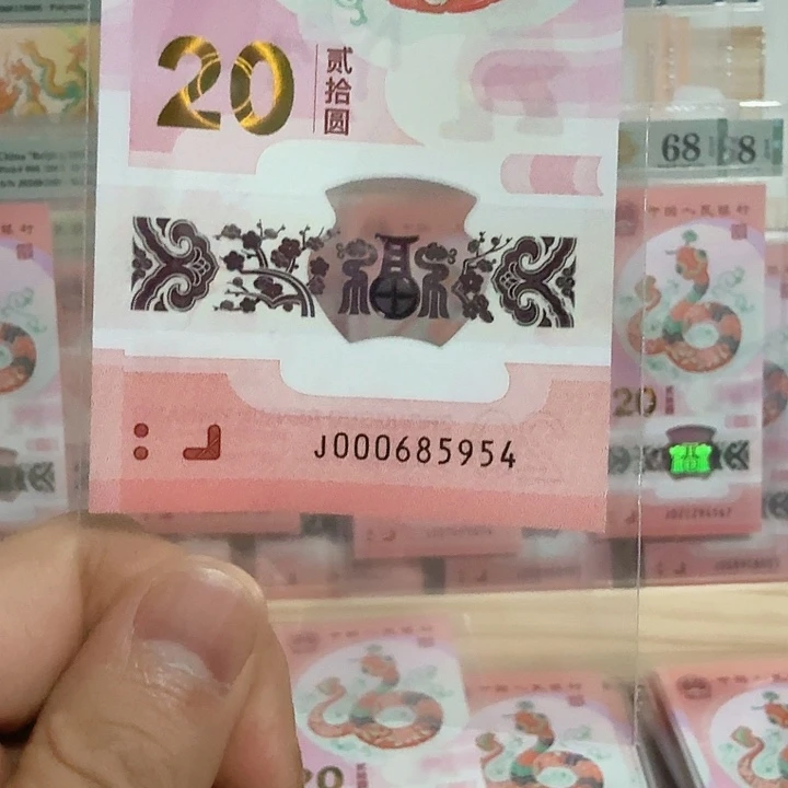 塑料小蛇钞号码000685954