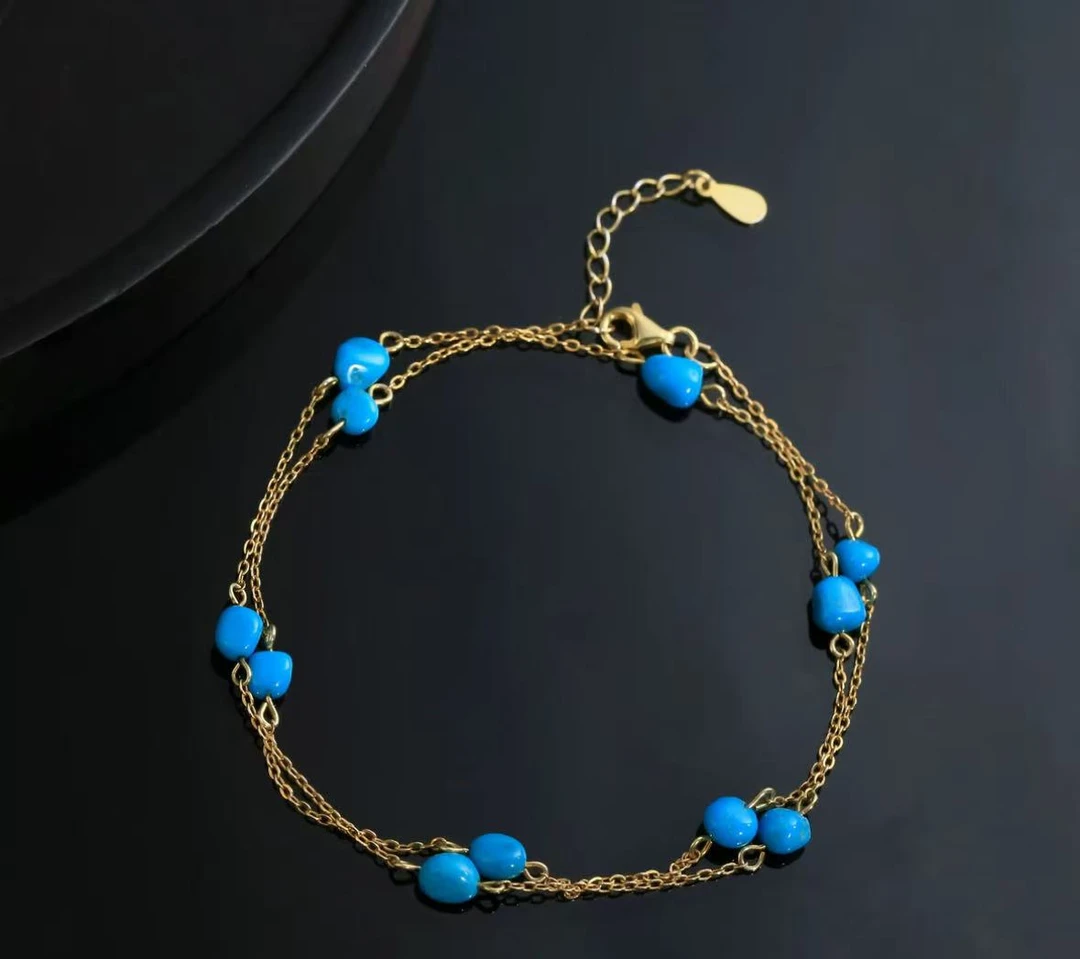 绿松石满天星项链——xz0008bz