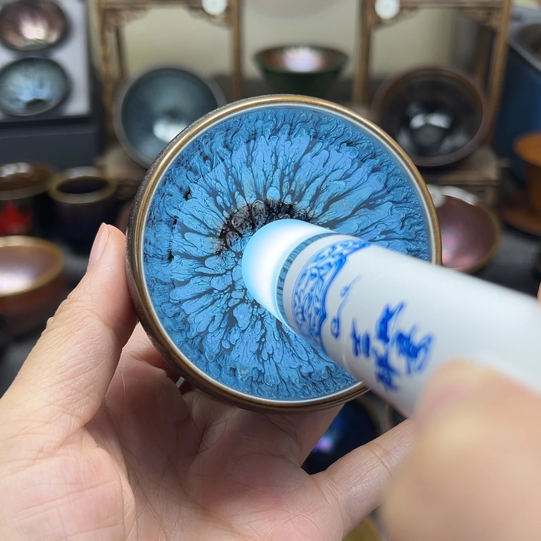 茶盏百花波体手工