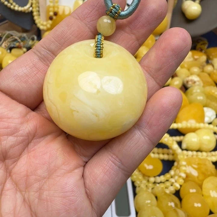 蜜蜡未镶嵌颈饰天然蜜蜡