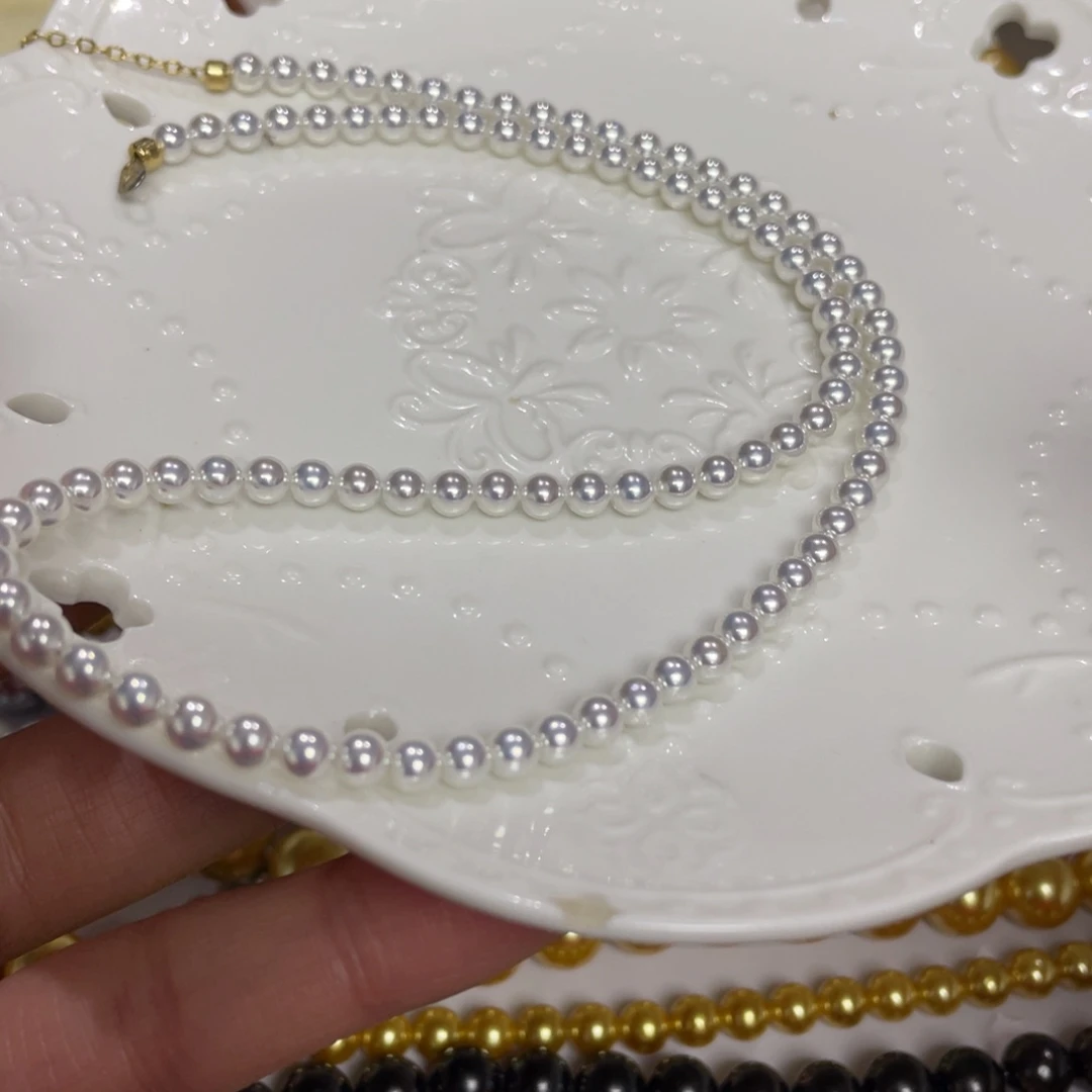 非金属非金属4mm炫彩极光正圆小灯泡炫彩粉光无暇