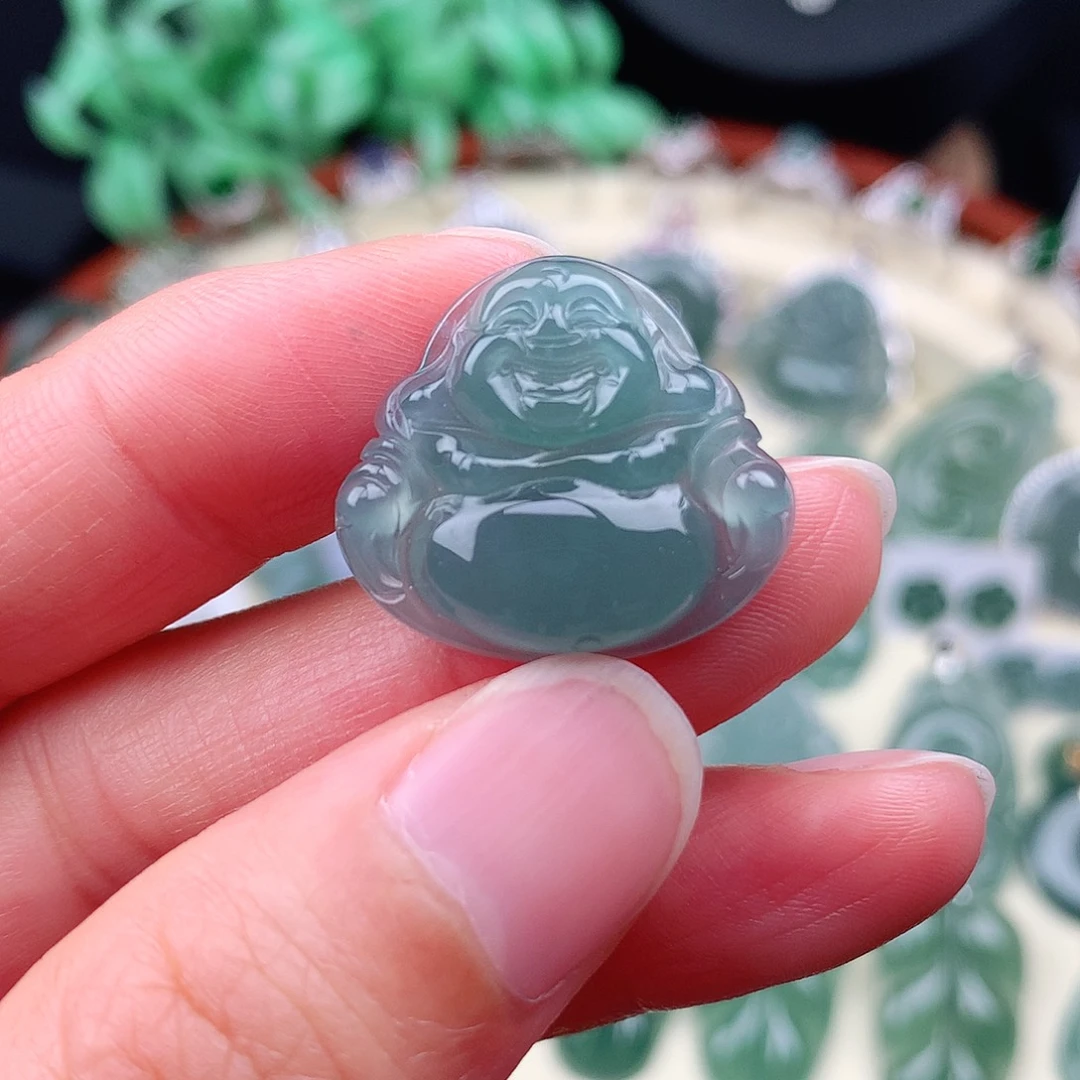 翡翠未镶嵌颈饰吊坠
