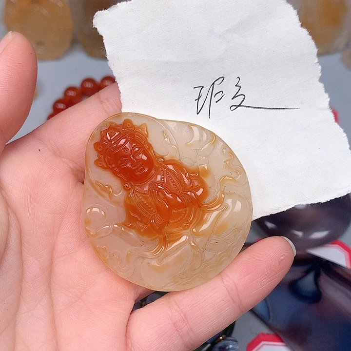 美***店玛瑙/玉髓未镶嵌颈饰