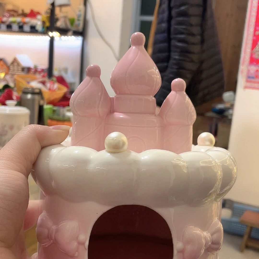 陶瓷陶瓷艺术品城堡蛋糕仓鼠窝