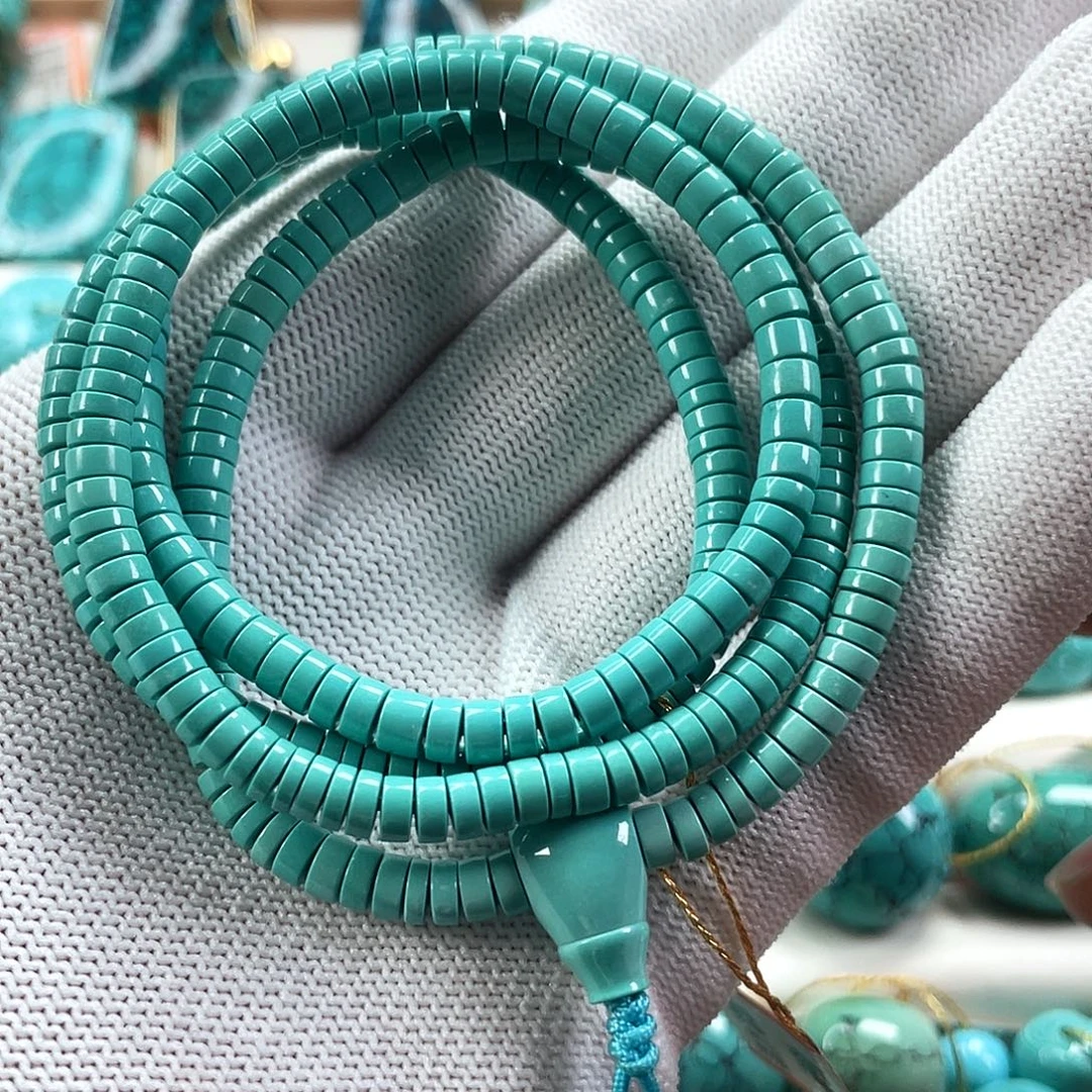 绿松石未镶嵌车挂