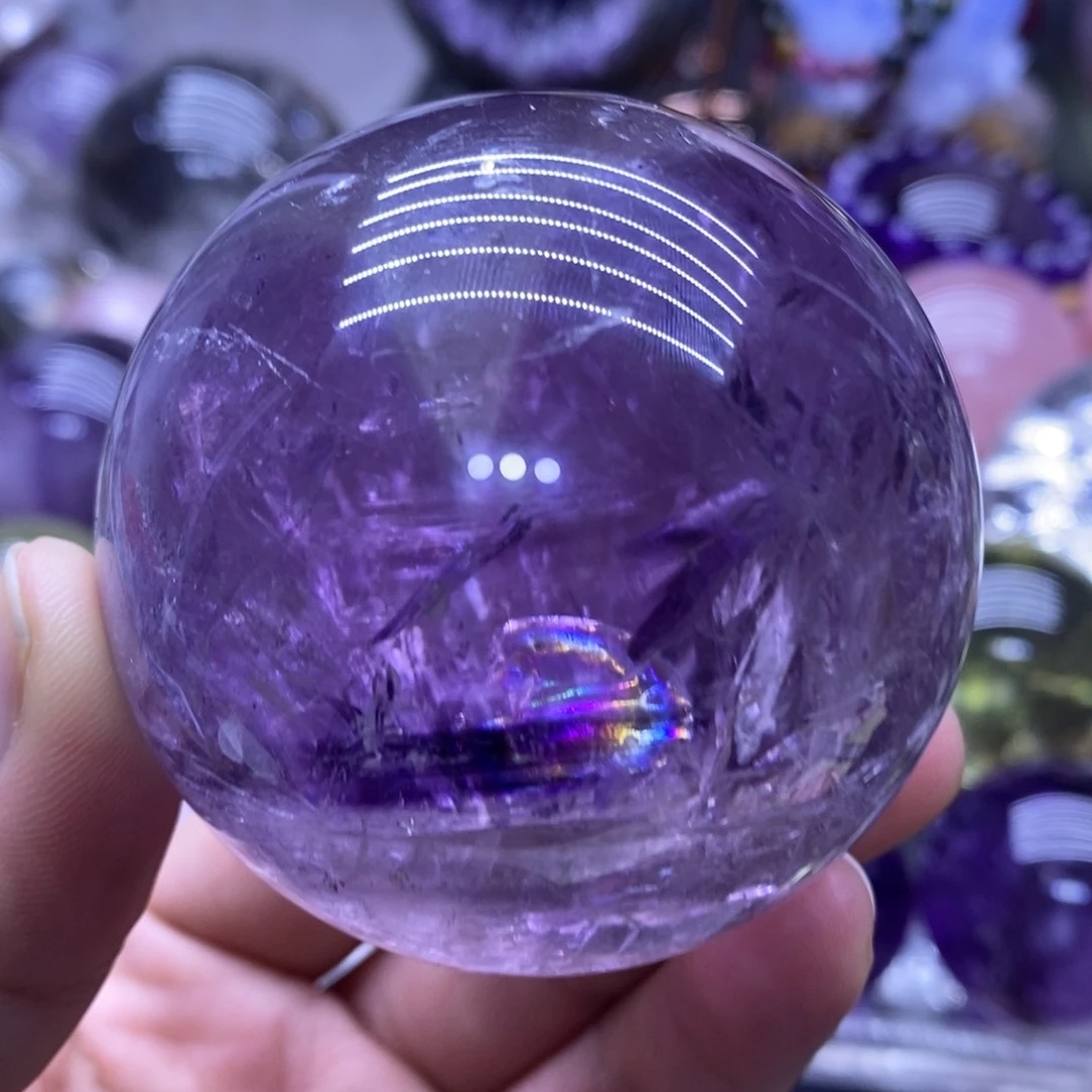 未镶嵌珠宝半成品水晶524紫水晶
