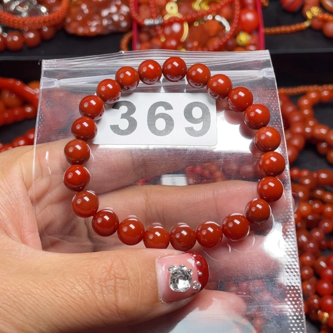 南红玛瑙手链未镶嵌糊***壳