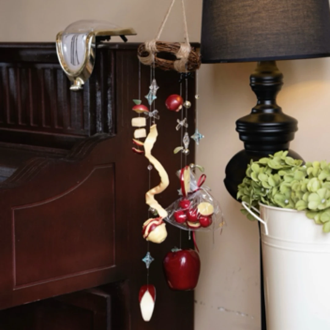 《夏日信笺》长大快乐红苹果风铃田园系列原创设计手作创意材料包