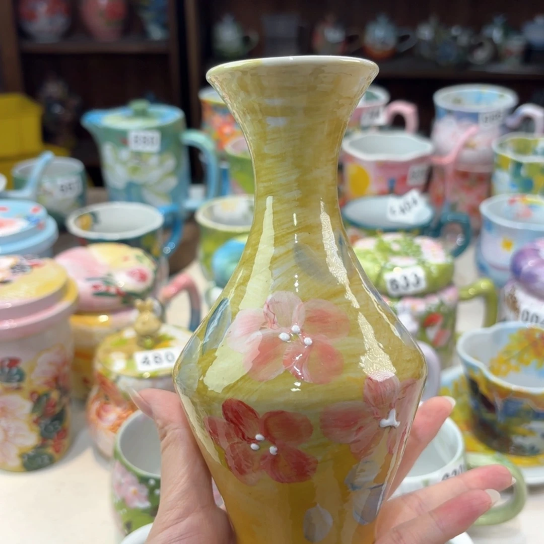 景德镇手绘高温釉下彩陶瓷茶具