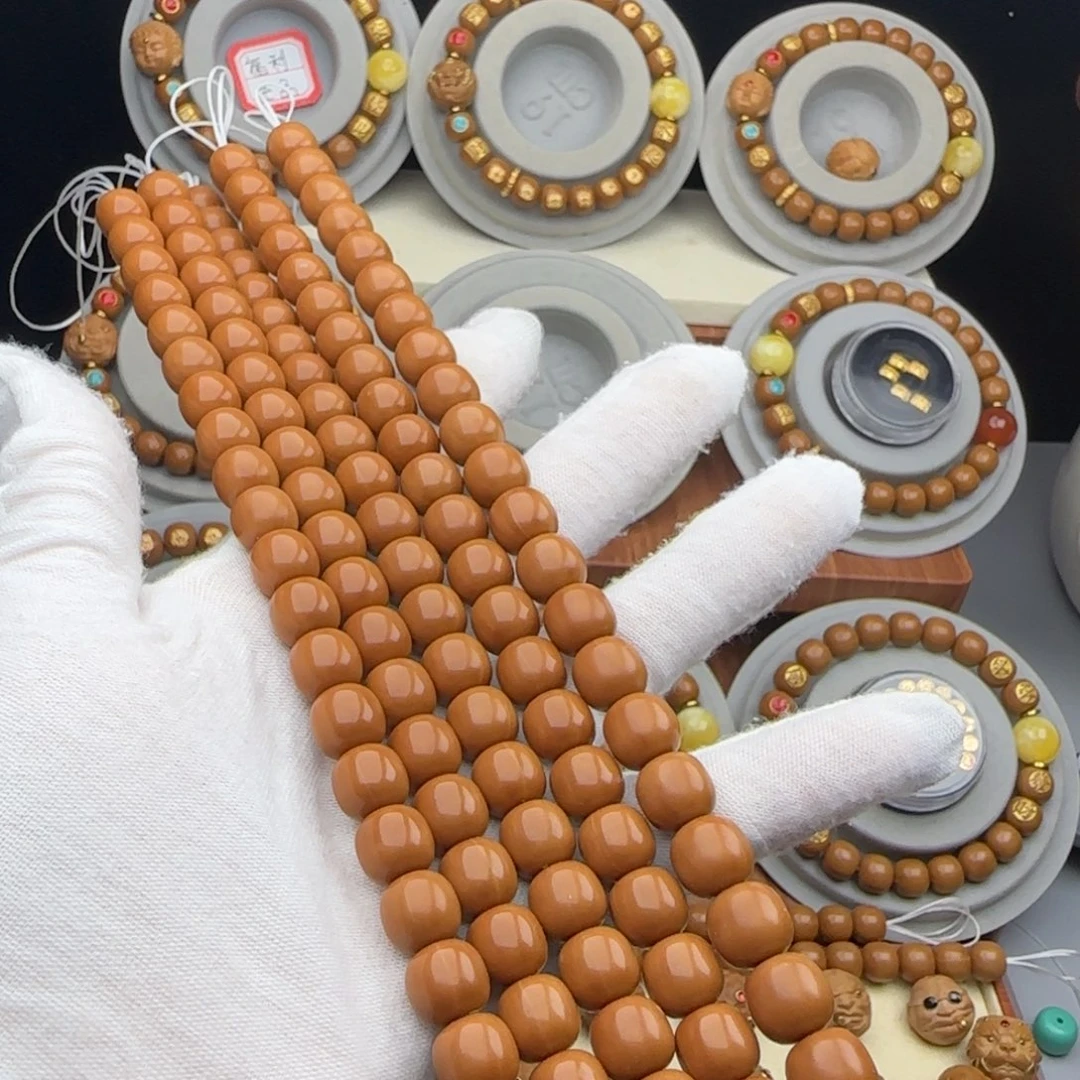 『***』猴头核桃吊坠全品老型猴头手串脖挂108