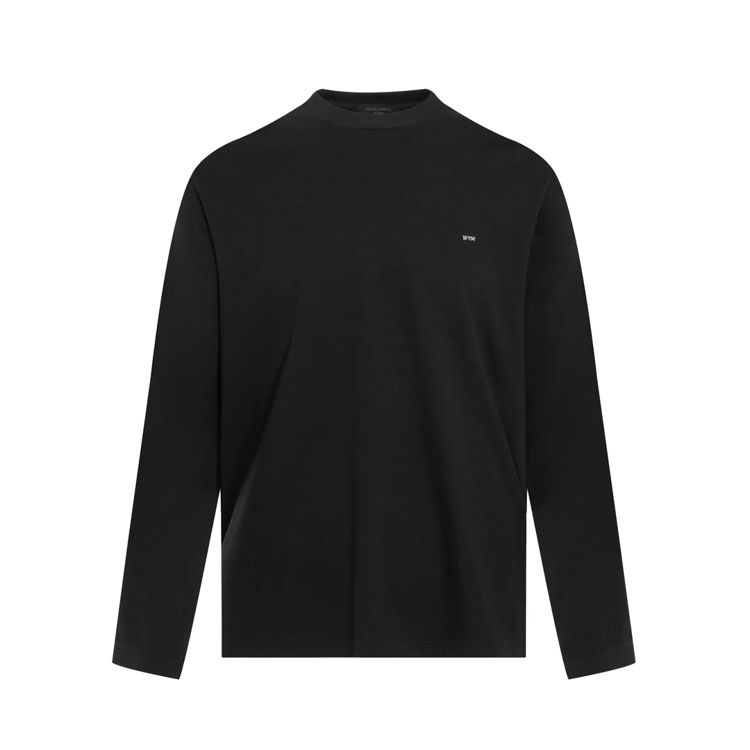 潮牌男装2024设计师秋冬新款百搭舒适休闲长袖男士打底衫SM11949