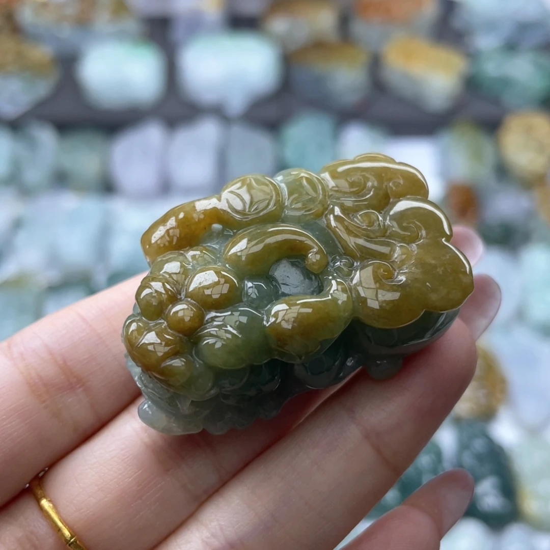 颈饰未镶嵌翡翠貔貅46
