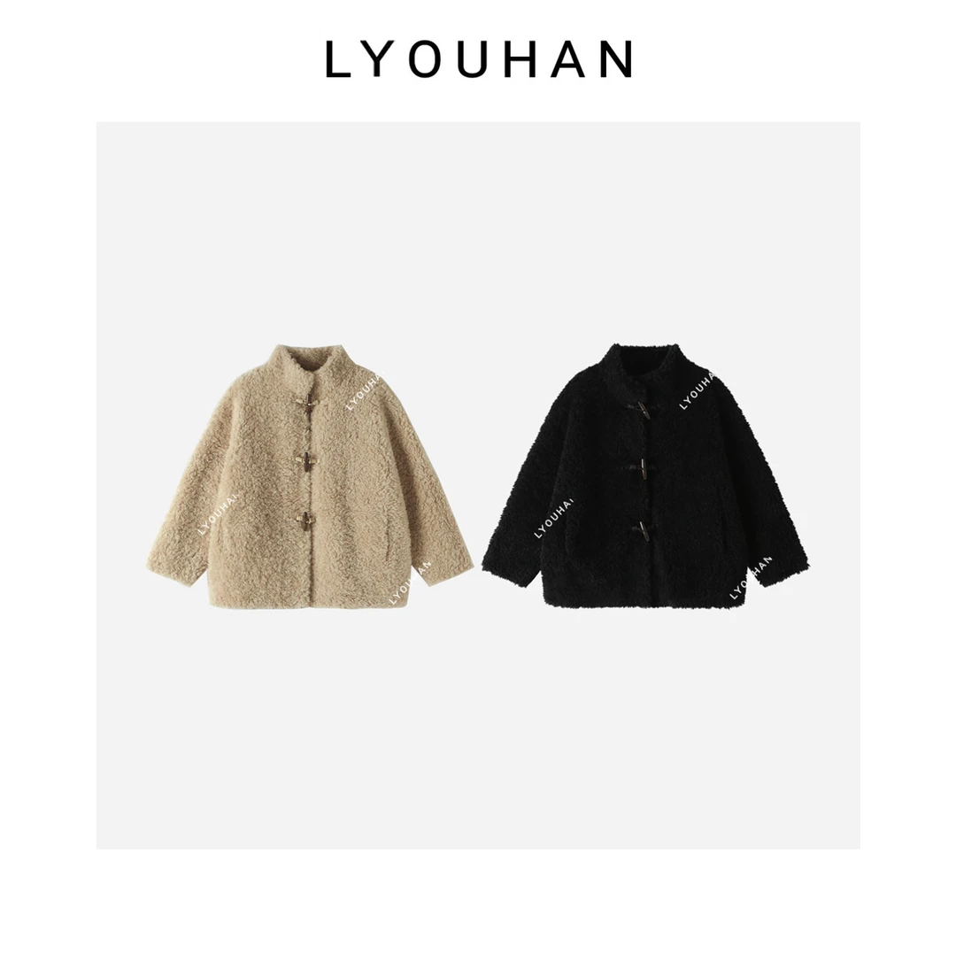 年货定制 小众轻奢高定牙扣加厚外套 2312A1878