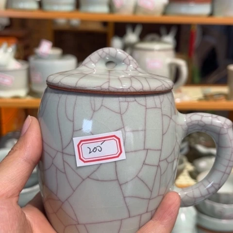 杯黑****虹北宋官瓷瑕疵主人杯