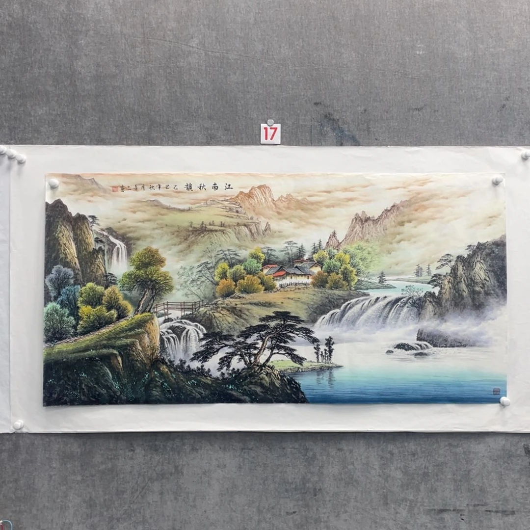 国画八*绘画黄喜三画芯