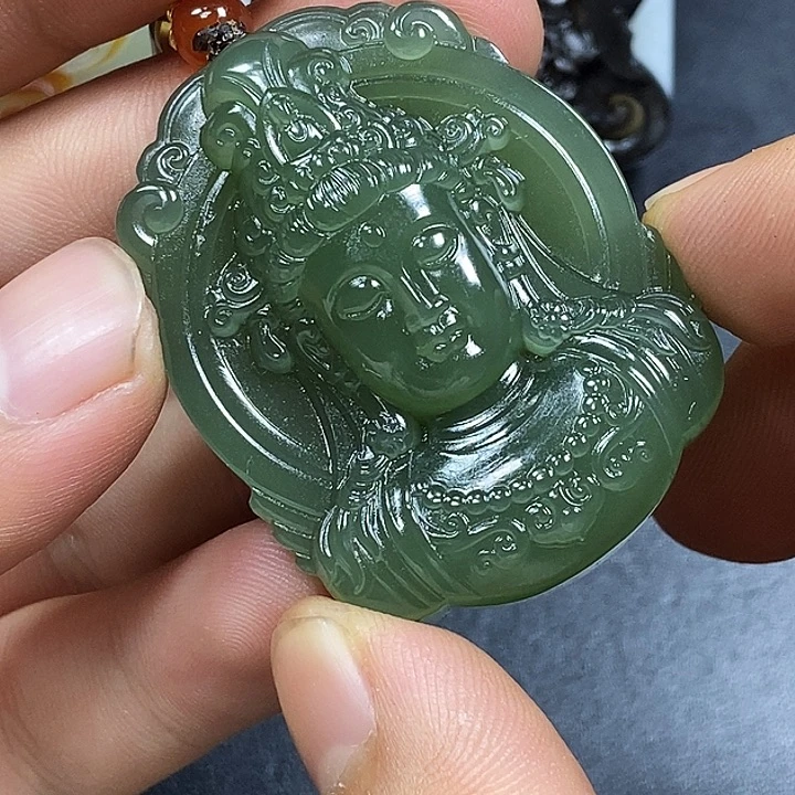 和田玉未镶嵌颈饰CC
