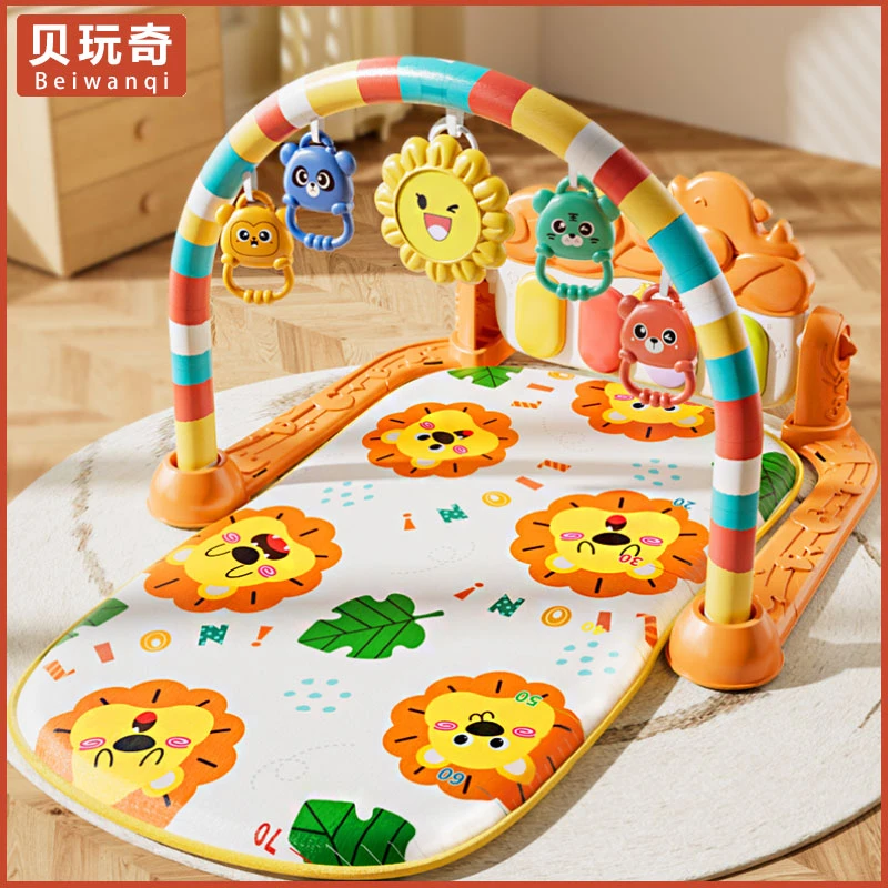 婴儿脚踏琴健身架新生儿幼儿宝宝钢琴脚蹬玩具摇铃益智早教玩具