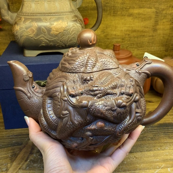 茶壶紫砂光***。紫砂壶茶具