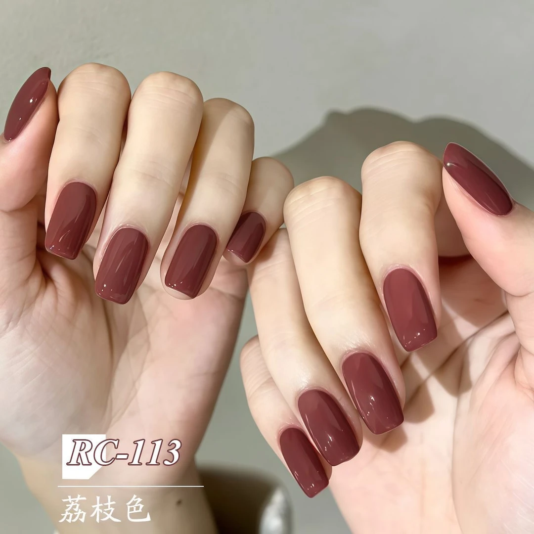 2025年流行显白糖果荔枝色指甲油胶美甲店专用多巴胺新款光疗胶