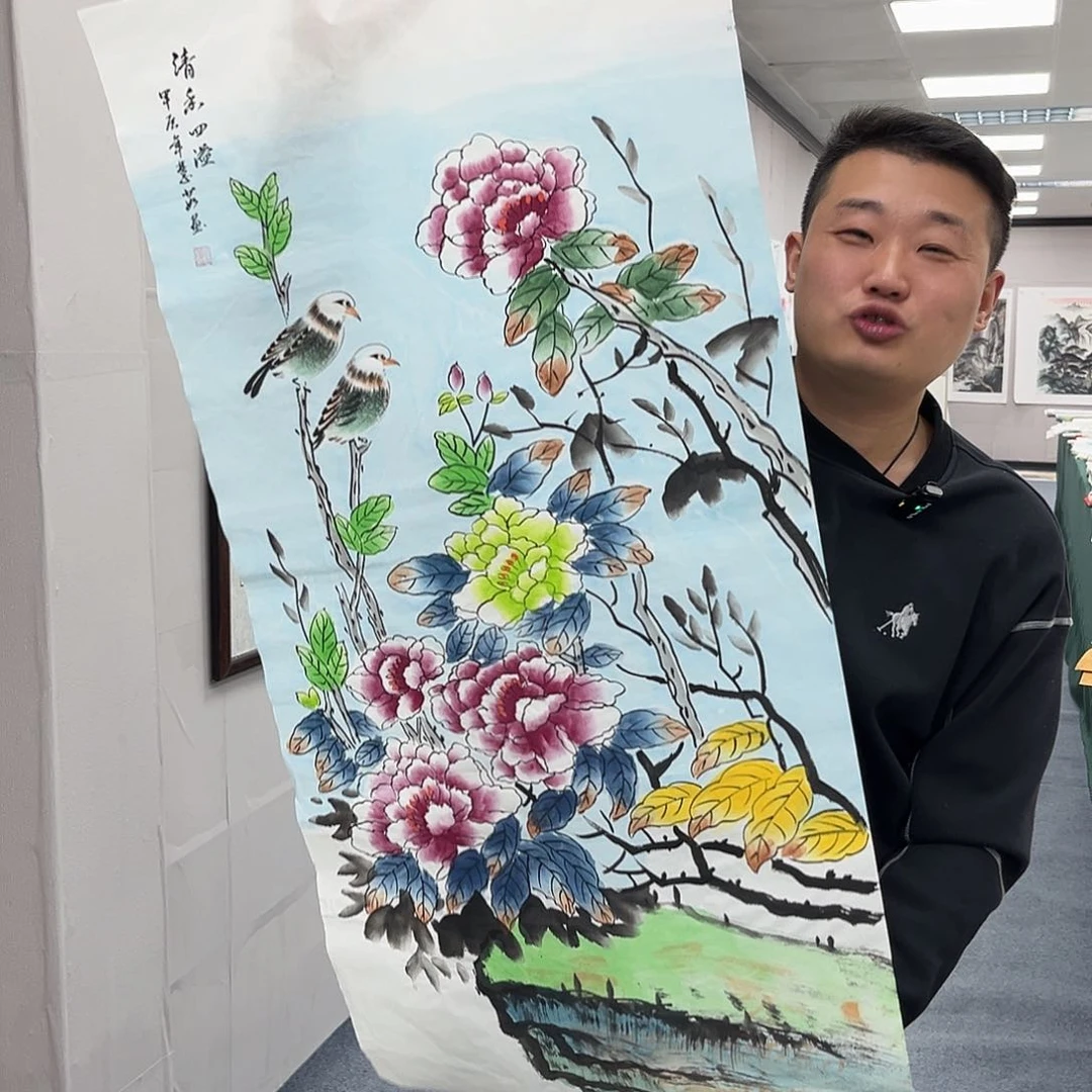 国画宣纸国画作品纯手绘