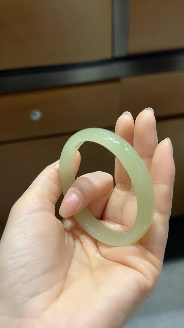 小精品｜晴水手镯  圈口53.5 宽10