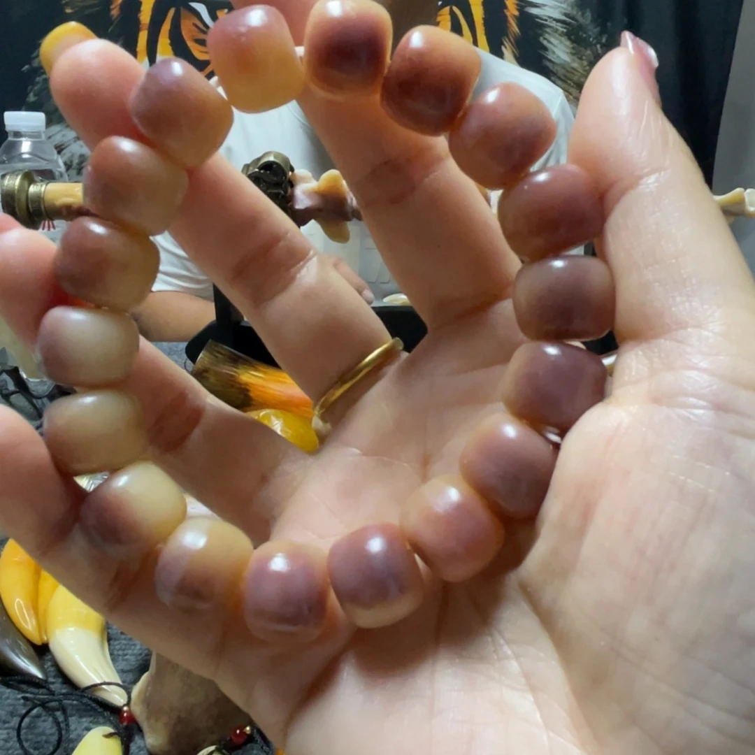 骆驼牙把件1.4老型手串