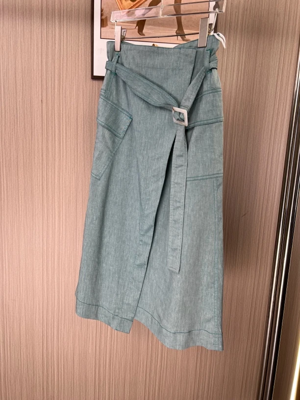 5278欧货品牌撤柜fg女装春夏新款时尚气质百搭A字半身裙