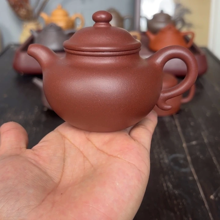 茶壶紫砂莲子190毫升中槽清