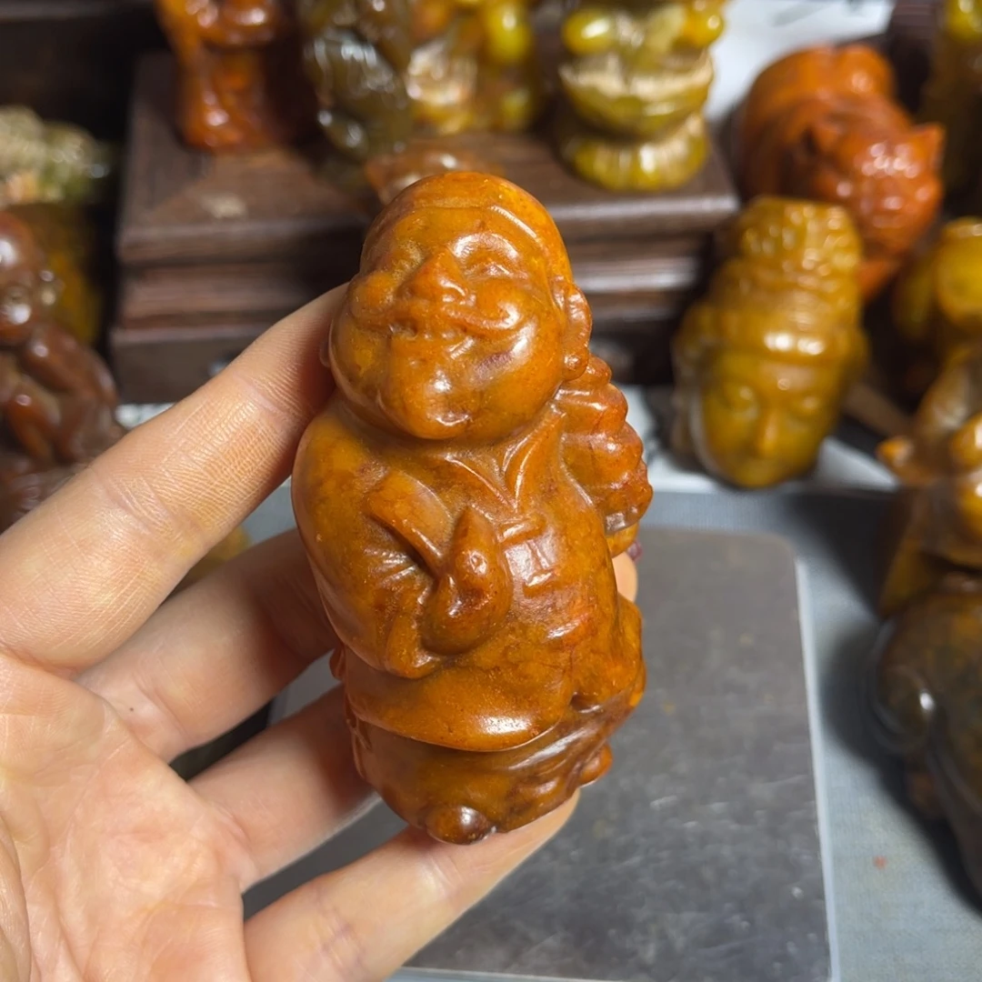 蛇纹石玉合金颈饰