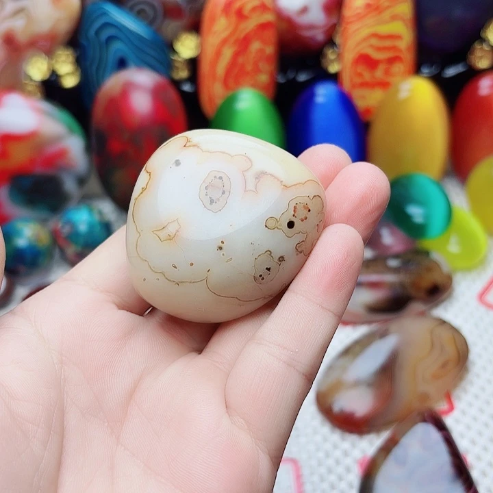 一***）玛瑙/玉髓未镶嵌珠宝半成品