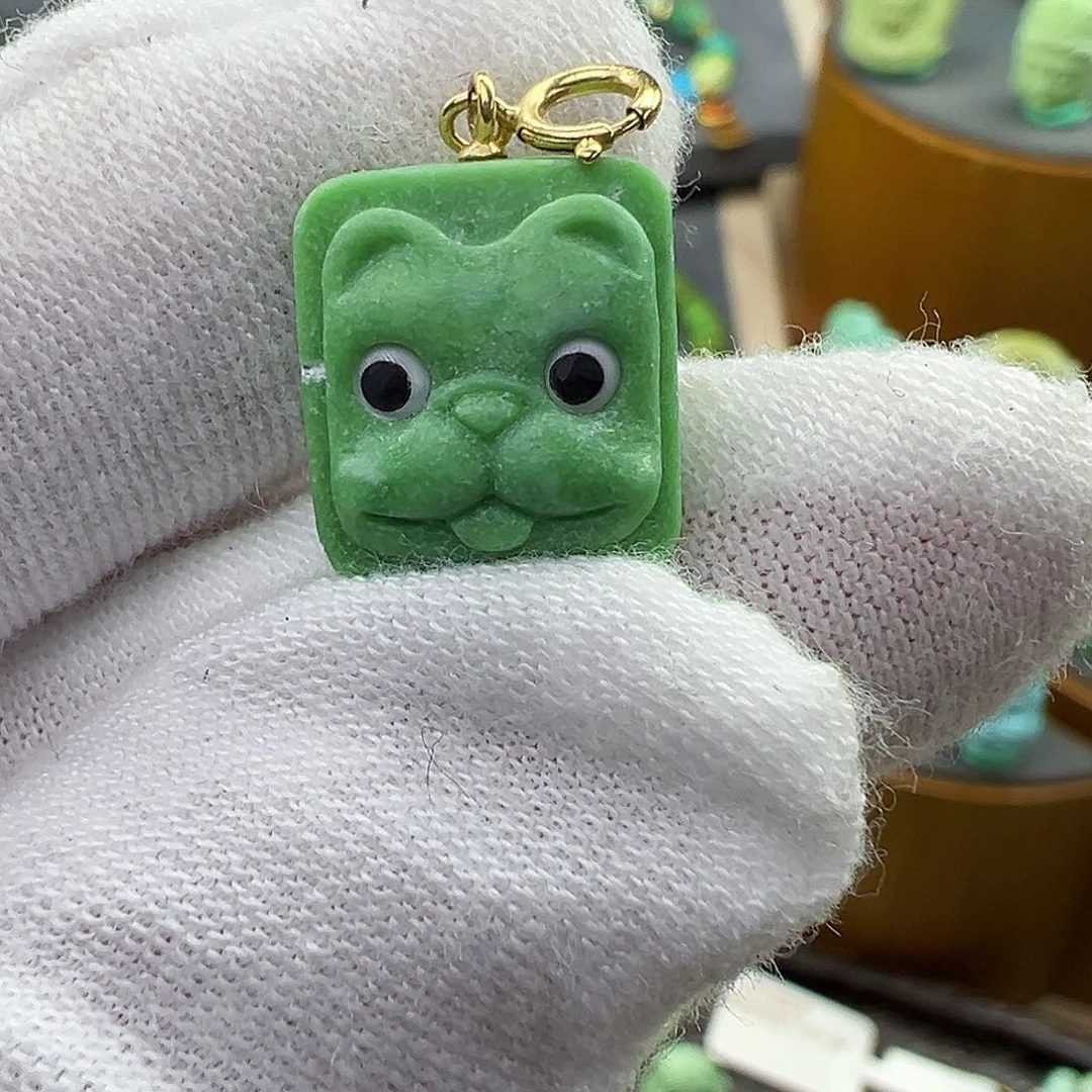 绿松石菜籽黄绿松石Z未镶嵌