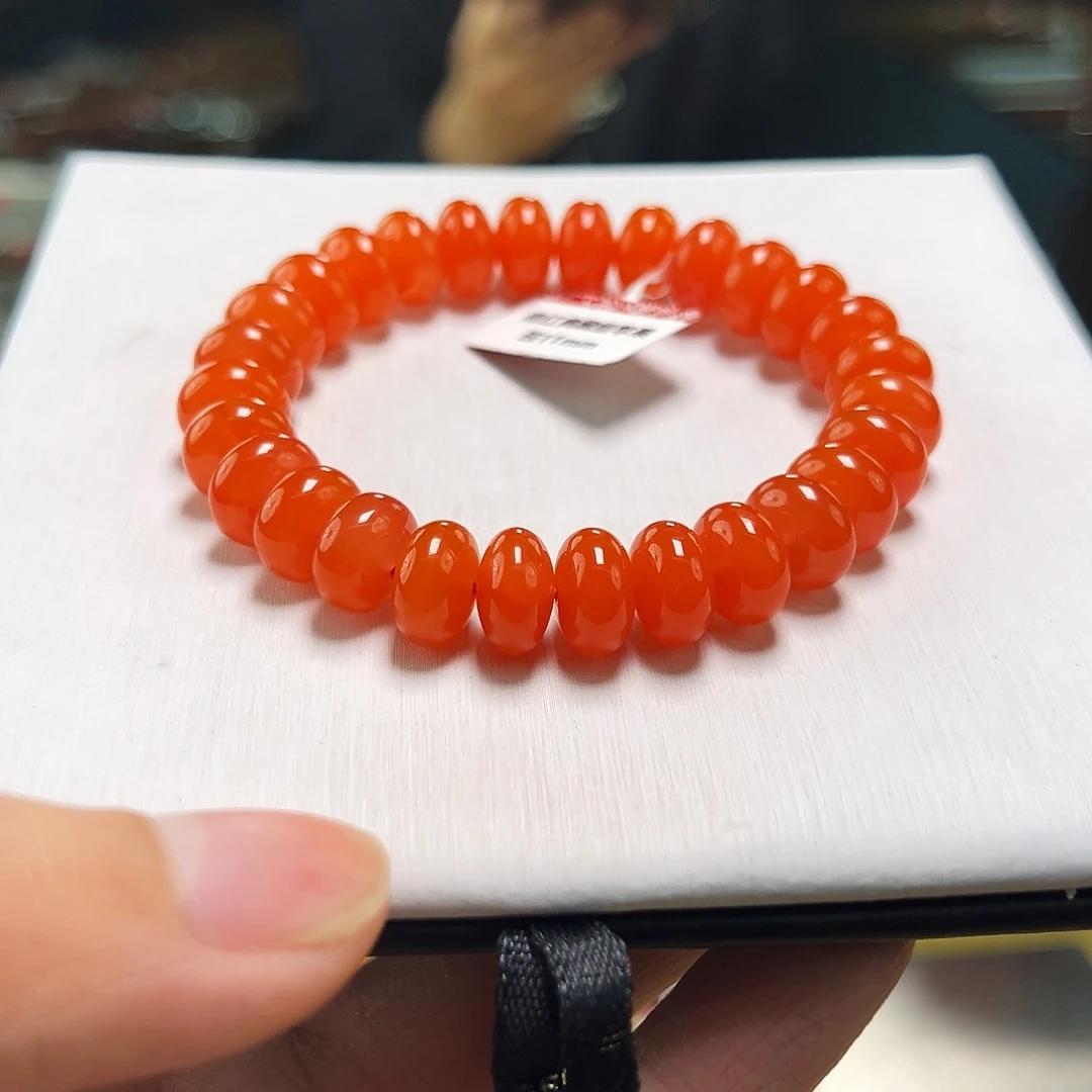 南红玛瑙未镶嵌多样性发一11mmm滴水洞保山南红典藏