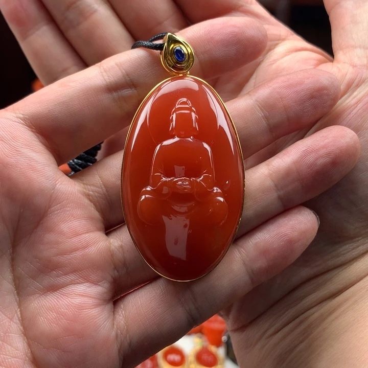 南红玛瑙手串未镶嵌老*