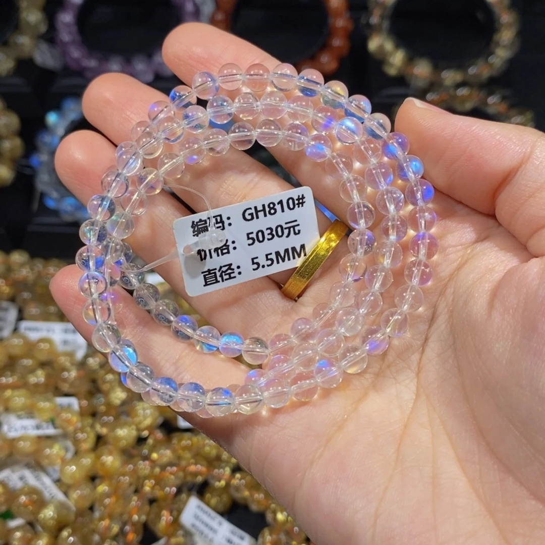 月光石未镶嵌手链GH810#5.5mm