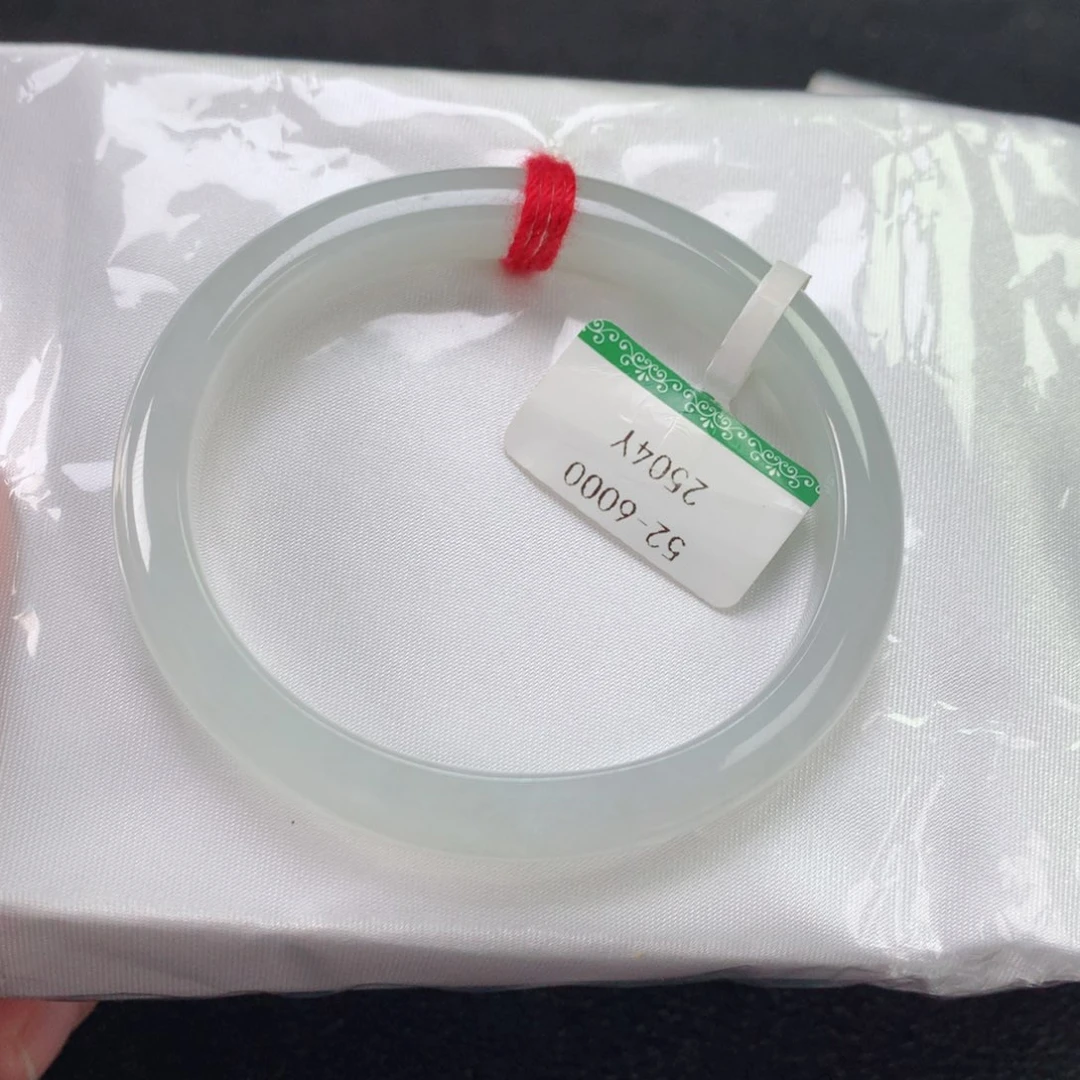 未镶嵌手镯翡翠缅甸天然翡翠手镯52贵妃