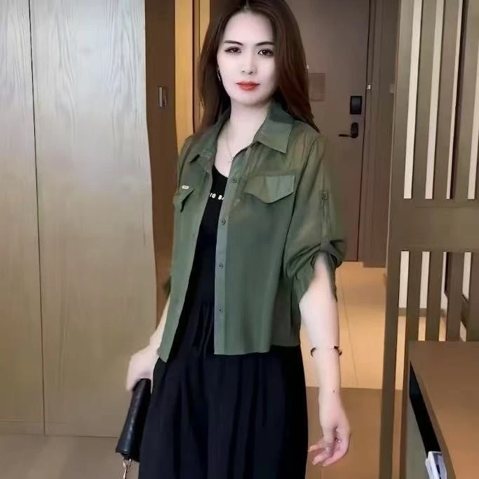 防晒服2025年新款夏季薄款高级外套时尚防晒衬衫女装洋气漂亮上衣