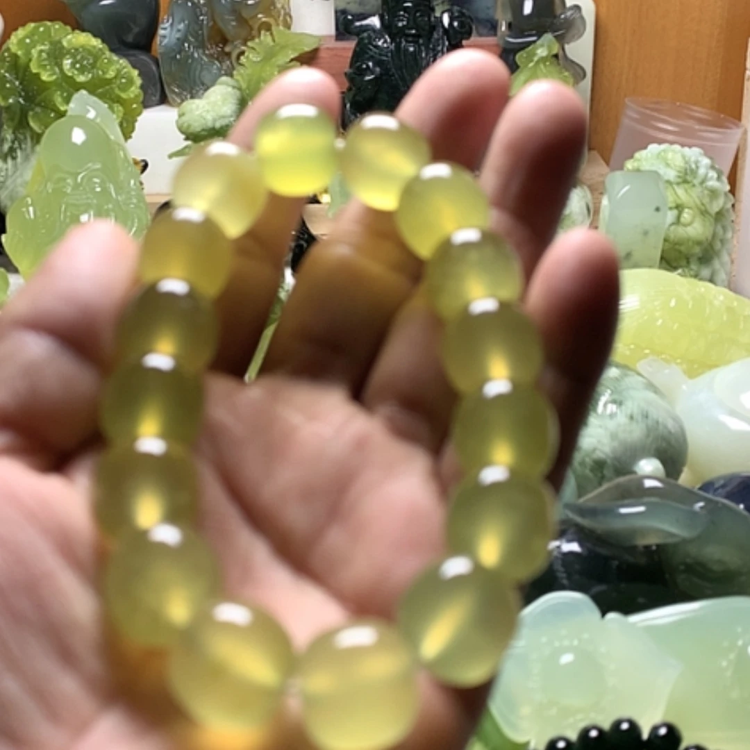 【闪购商品】合金蛇纹石玉颈饰