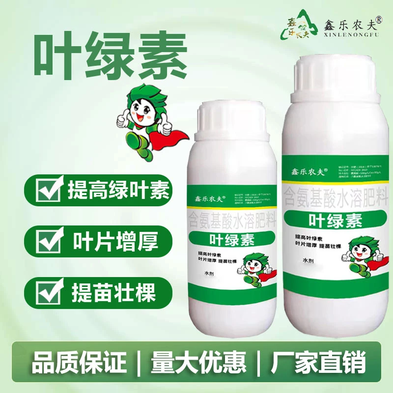 增强叶绿素多功能叶面肥黄叶农用水溶变绿小叶提高叶绿素提苗增强