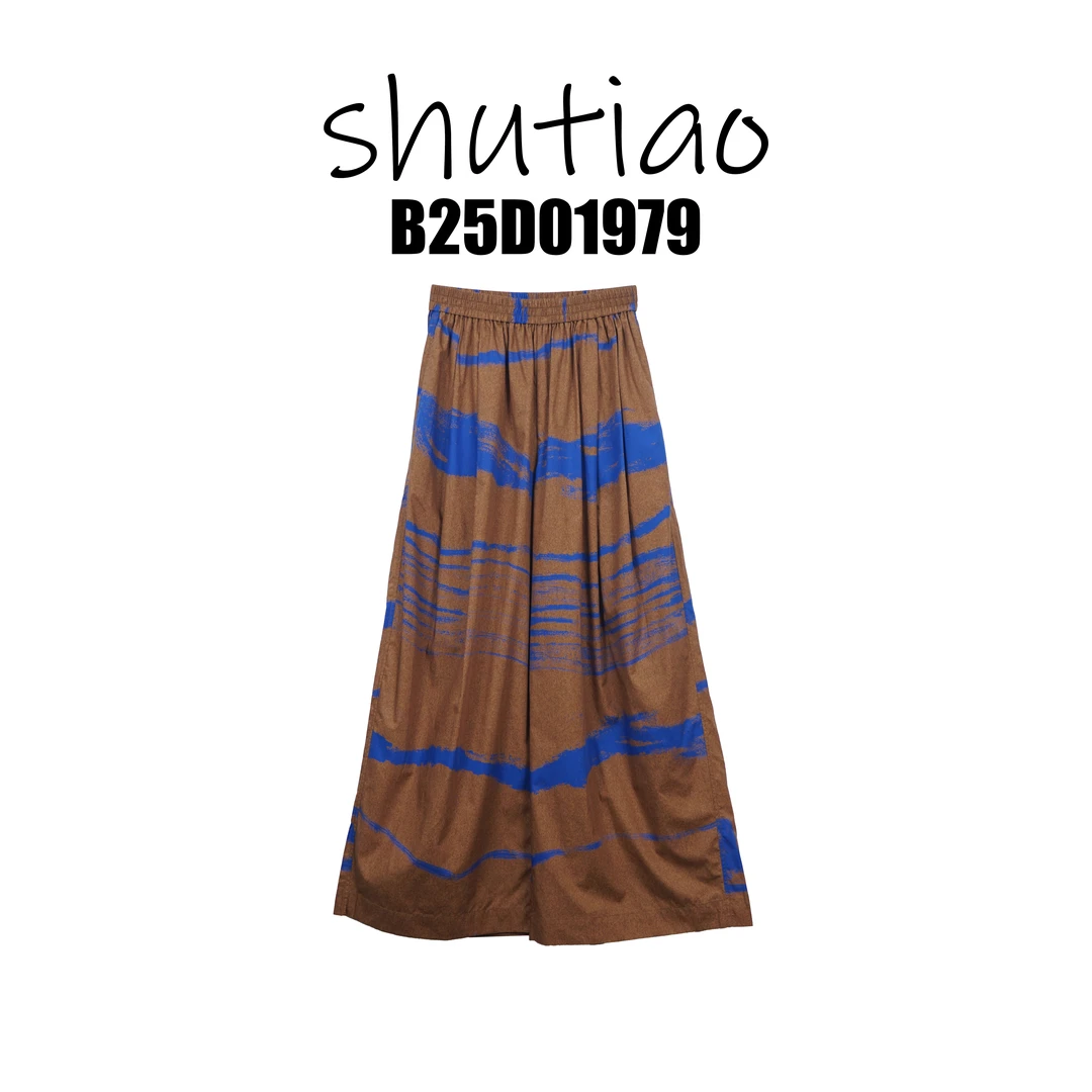 【SHUTIAO】2025春夏：新款小众设计款裤子B25D01979