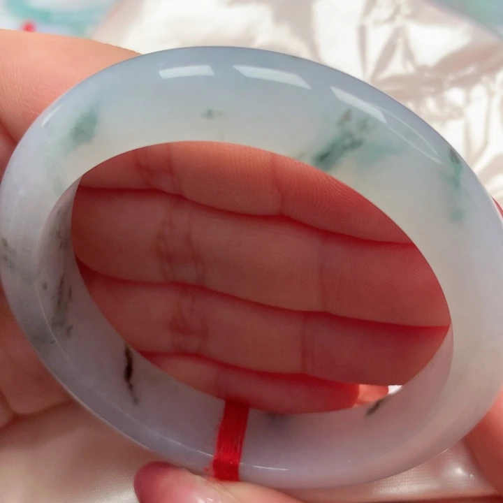 翡翠手镯未镶嵌冰飘花25⭐️